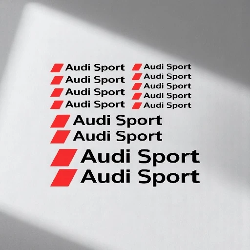 kit 12 stickers Audi sport Logo