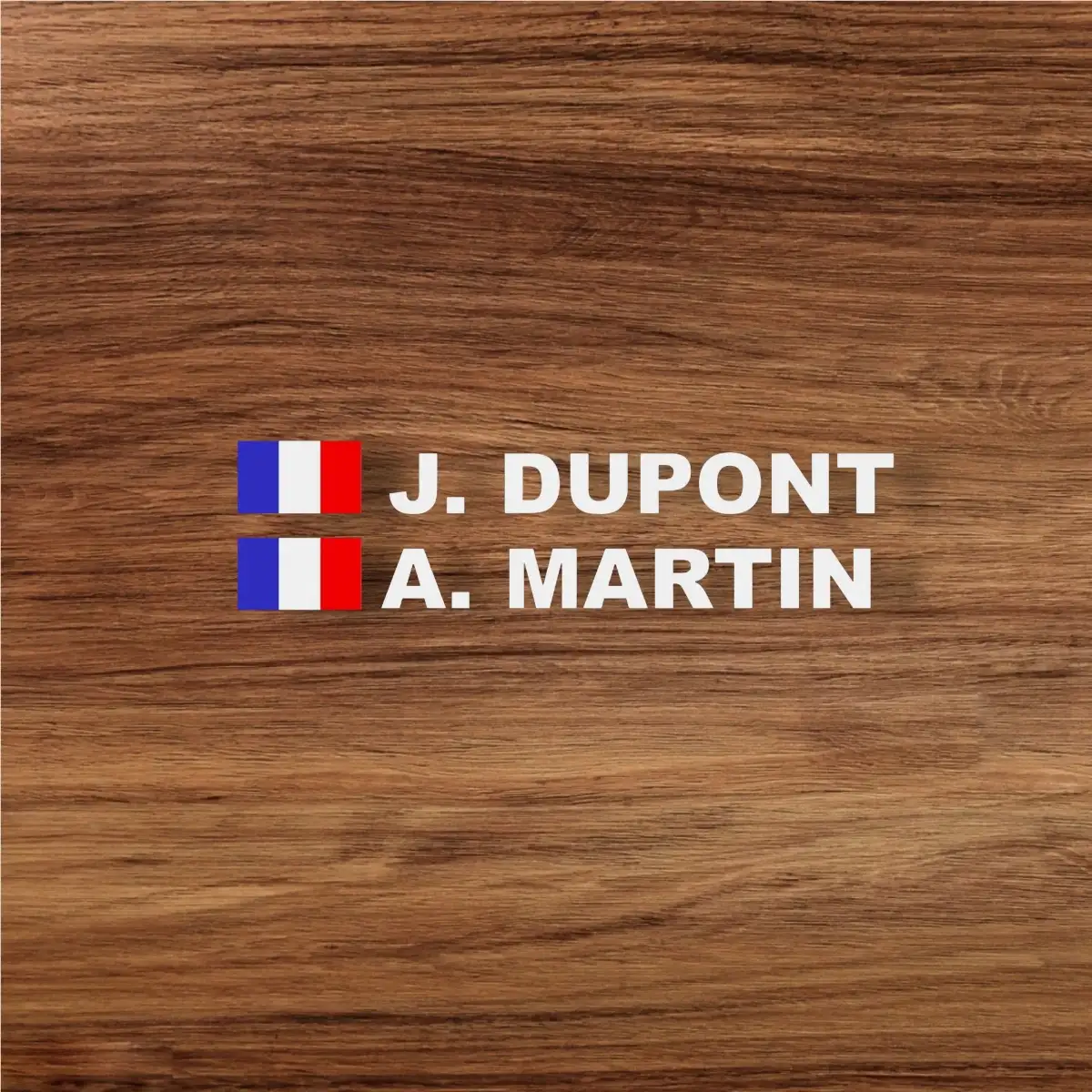 Stickers pilote personnalisée pilote